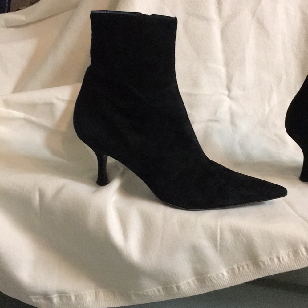 Suede booties